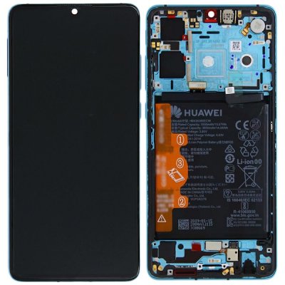 huawei p30 original oled display skärm blue aurora model-02354HRH