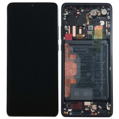 huawei p30 pro original oled display skärm aurora vog model-02352PBT