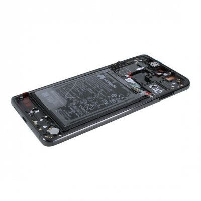 Huawei Mate 20 Original Skärm med LCD Display och Batteri - Svart