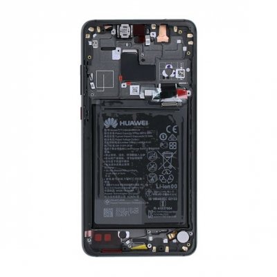 Huawei Mate 20 Original Skärm med LCD Display och Batteri - Svart