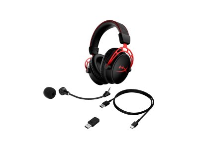 HyperX Cloud Alpha Trådlösa Hörlurar – Svart/Röd