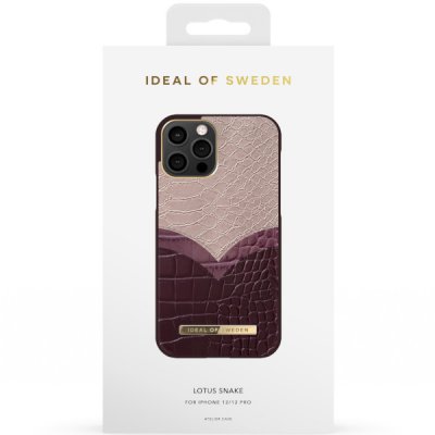 ideal atelier iphone 12 och iphone 12 pro mobilskal lotus snake
