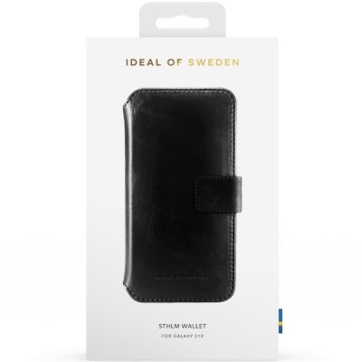 iDeal Fodral Samsung Galaxy S10 - STHLM Wallet - Svart