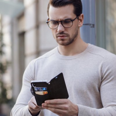 iDeal Fodral Samsung Galaxy S10 - STHLM Wallet - Svart