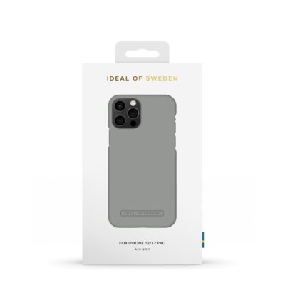 ideal of sweden iphone 12 iphone 12 pro mobilskal ash grey