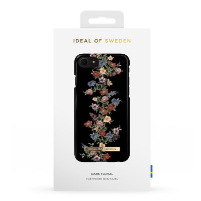 iDeal iPhone 8/7/6/6S/SE2 Skal - Dark Floral