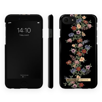 iDeal iPhone 8/7/6/6S/SE2 Skal - Dark Floral