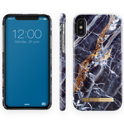 IDeal Fashion Case för iPhone X XS Midnight Blue Marble