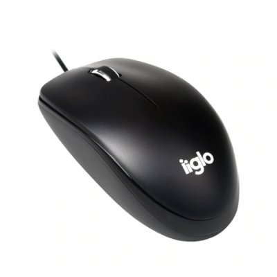iiglo m210 mus mouse black 3 buttons optisk billig