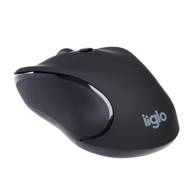 iiglo m210 mus mouse black 3 buttons optisk billig trådlös wireless