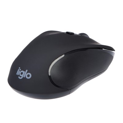 iiglo m210 mus mouse black 3 buttons optisk billig trådlös wireless