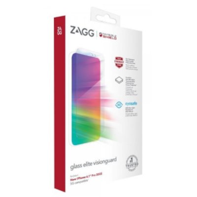 invisibleshield glass elite visionguard skärmskydd till iphone 14 pro 6,1 tum transparent