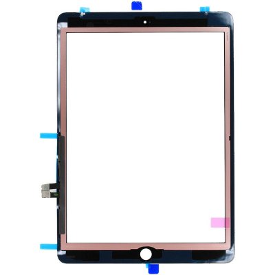 IPad 6 9.7 2018 Glas & Digitizer Svart med tejp