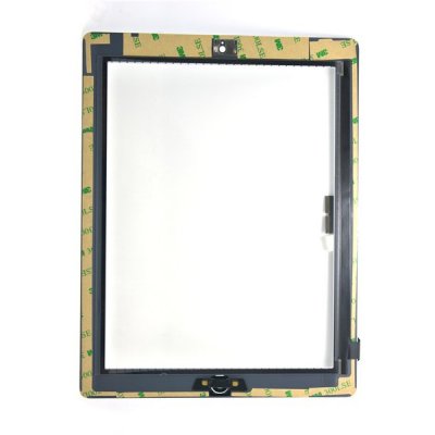 iPad 2 Komplett Glas & Digitizer med delar Svart