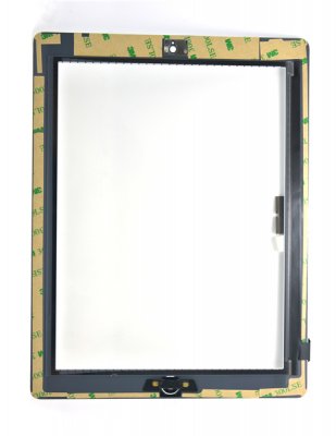 iPad 2 Komplett Glas & Digitizer med delar Vit