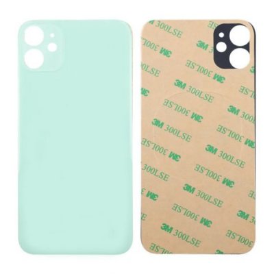 iPhone 11 Baksida Glas med Självhäftande tejp Grön