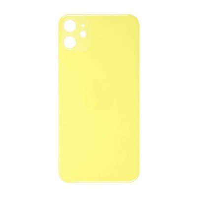 iPhone 11 Baksida Glas med Självhäftande tejp Gul