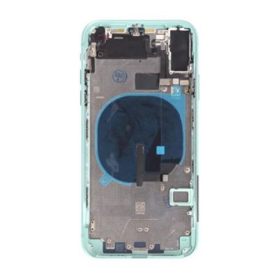 iPhone 11 Baksida med Komplett Ram Premium Grön