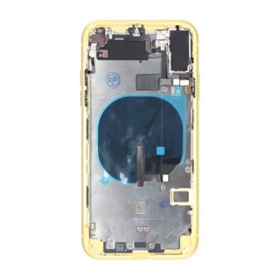 iPhone 11 Baksida med Komplett Ram Premium Gul