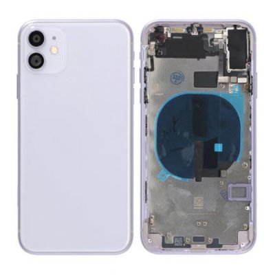 iPhone 11 Baksida med Komplett Ram Premium Lila