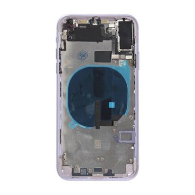 iPhone 11 Baksida med Komplett Ram Premium Lila