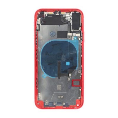 iPhone 11 Baksida med Komplett Ram Premium Röd