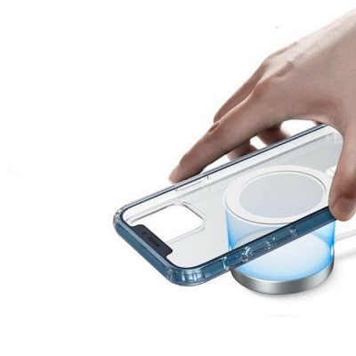 iPhone 11 MagSafe PC TPU Skal - Transparent
