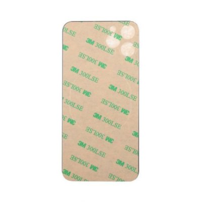 iPhone 11 Pro Baksida Glas med Självhäftande tejp Svart