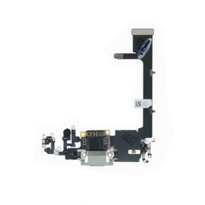 iPhone 11 Pro Laddkontakt Flexkabel Vit