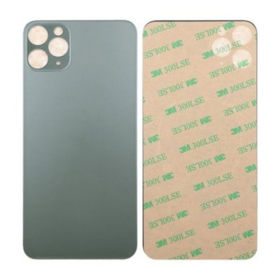 iPhone 11 Pro Max Baksida Glas med Självhäftande tejp Grön