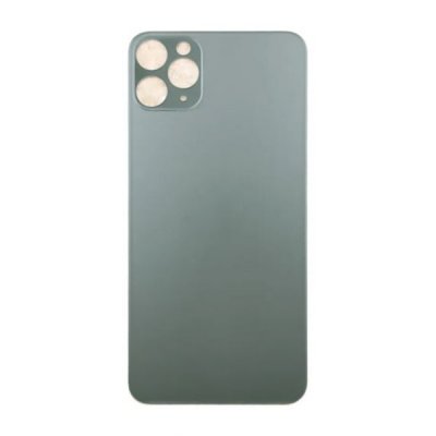 iPhone 11 Pro Max Baksida Glas med Självhäftande tejp Svart