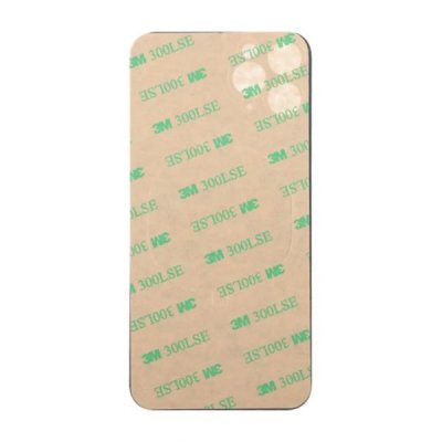 iPhone 11 Pro Max Baksida Glas med Självhäftande tejp Vit