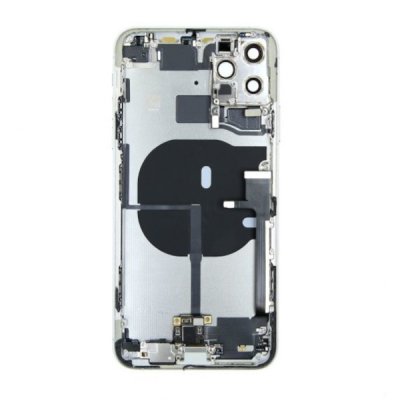 iPhone 11 Pro Max Baksida med Komplett Ram Vit