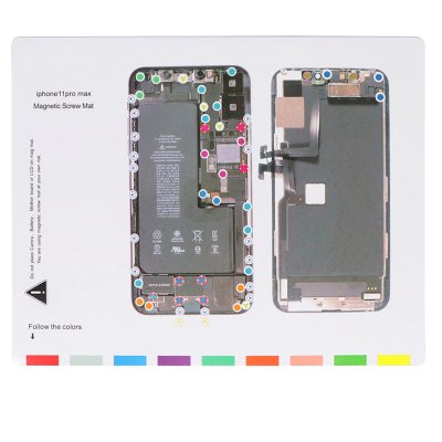 iphone 11 pro max magnetisk skruvmatta mat screws