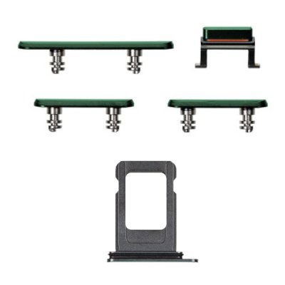 iphone 11 pro max knappar reservdelar grön