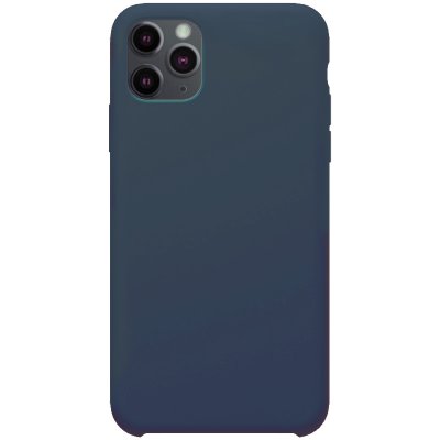 iphone 11 pro max silikonskal flytande silikon farg color flera val billigt mörk blå havsblå dark