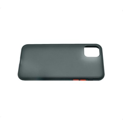 iPhone 11 Pro Max Grind PC Skydd Silikonskal Svart