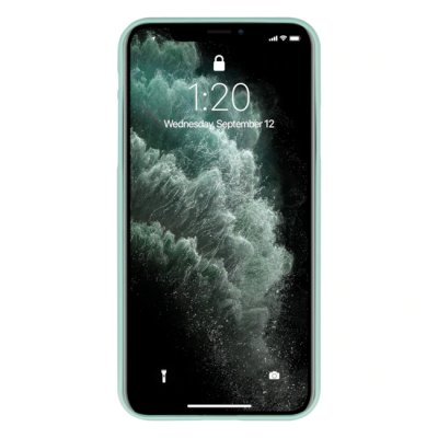iphone 11 pro iiglo soft feeling kompakt mint skal strävt