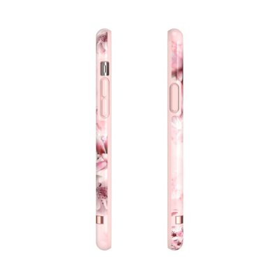 iphone 11 pro richmond and finch pink marble floral rose rosé guld detaljer glansig yta certifierad militärstandard mobilskal av