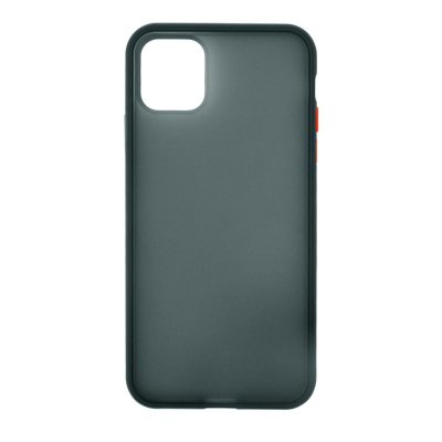 iPhone 11 Pro Silikonskal Svart Grind PC Skydd