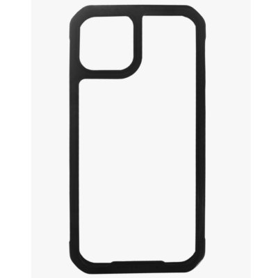 iphone 12 pro skal skydd tpu svart röd pro guard