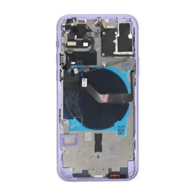 iPhone 12 Baksida med Komplett Ram OEM Lila