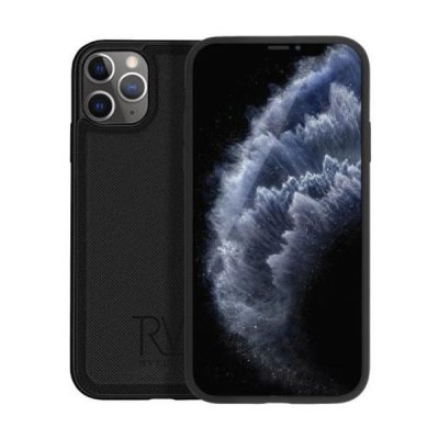 iPhone 12 iPhone 12 Pro Plånboksfodral Magnet Rvelon Svart