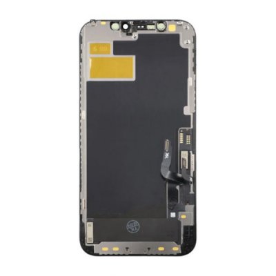 iPhone 12 iPhone 12 Pro Skärm med LCD Display Hard OLED YK Svart