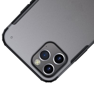 iphone 12 pro skal skydd wlongs blå blue transparent