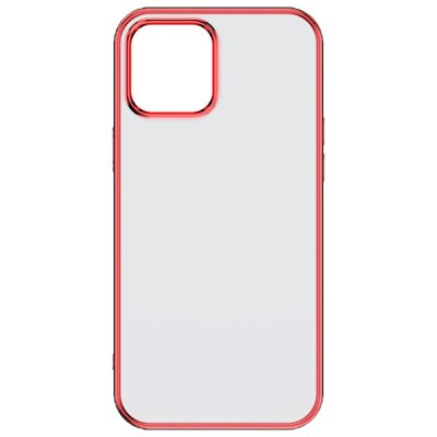 iphone 12 pro tpu skal case metall röd metallröd red finish totu soft jane series
