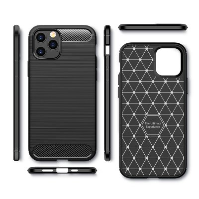 iPhone 12 12 Pro TPU Protective Skal mörkblå blå blue navy flottblå