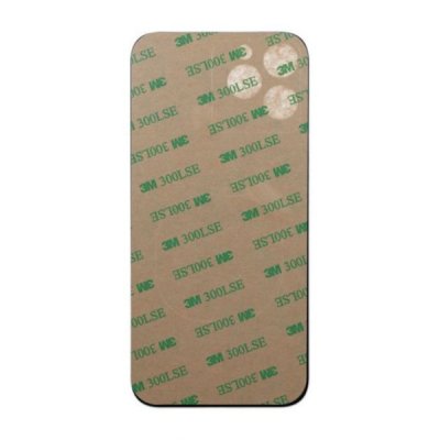 iPhone 12 Pro Baksida Glas med självhäftande tejp Vit