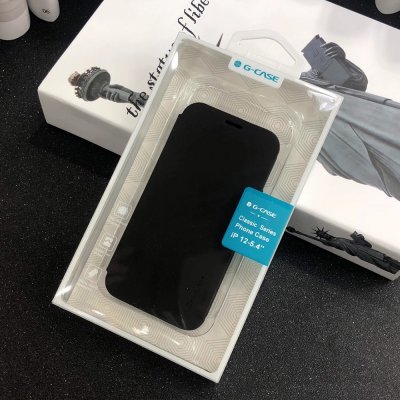 iphone 12 pro skal fodral tpu löstagbart loose case folio black svart