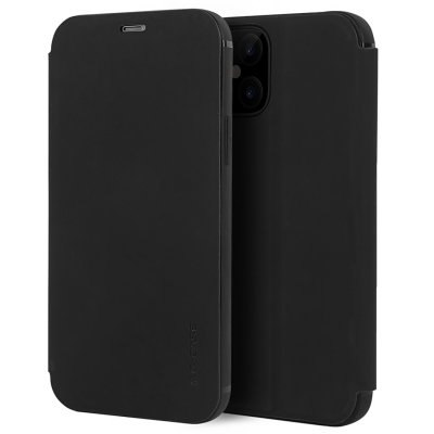 iphone 12 pro skal fodral tpu löstagbart loose case folio black svart